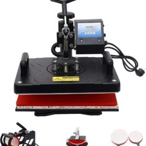 Combo plancha sublimación 5 en 1 38x30CM para camisetas, tazas y más – Suministros Gráficos CR