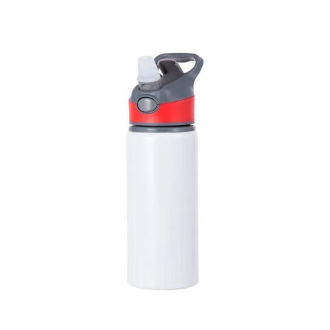 Botella de aluminio sublimable con tapa retráctil en Costa Rica