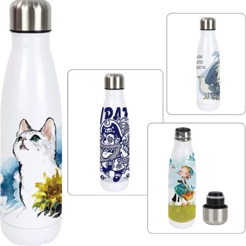 Botella Cola Aluminio 600ml Sublimable | Costa Rica