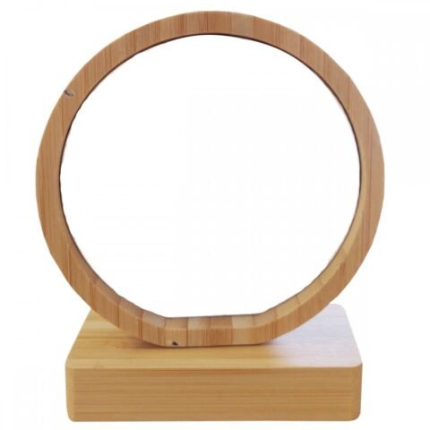 Marco Bambú Circular Sublimable 11 cm para personalizar en Costa Rica
