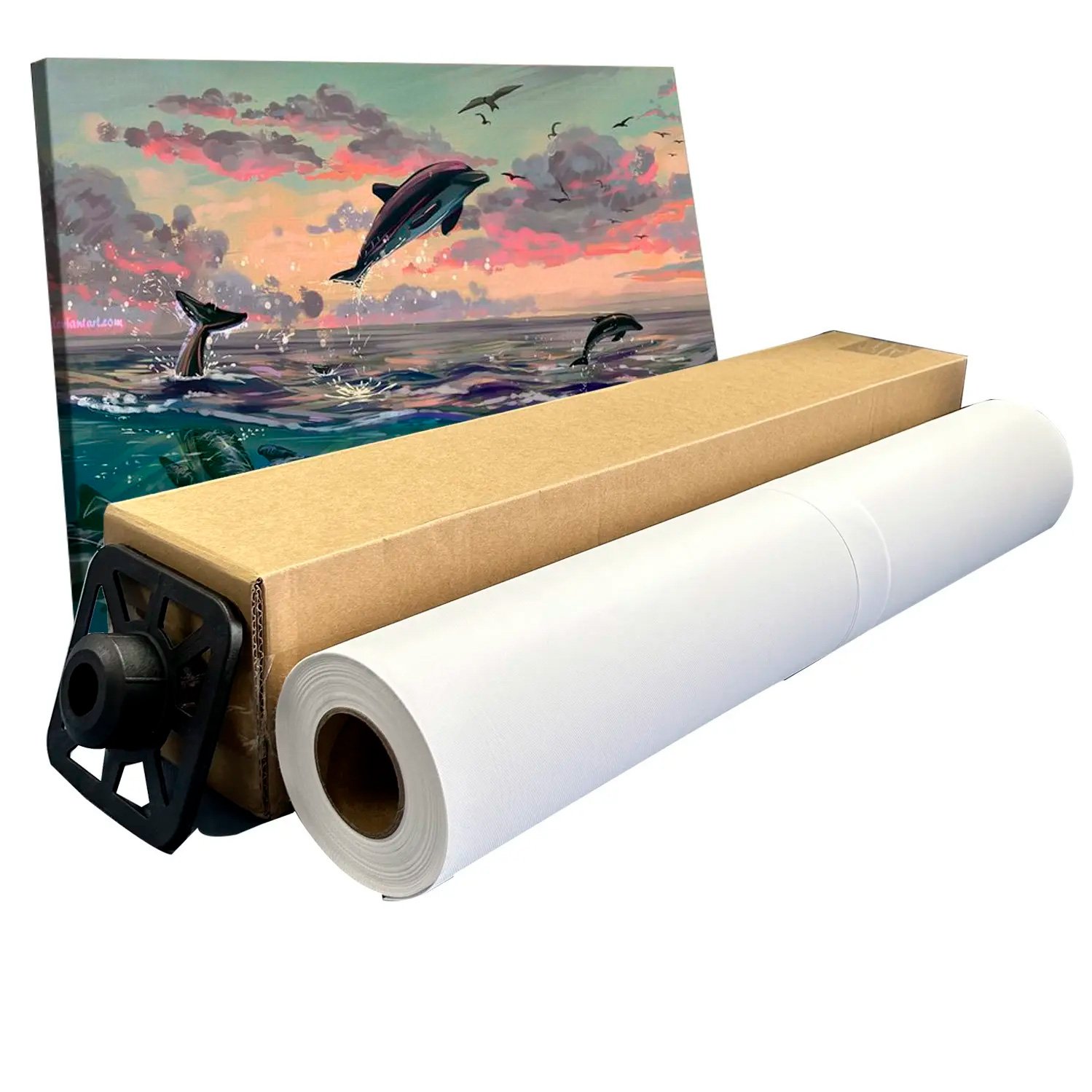 Tela CANVA Polialgodón Brillante 380g para impresión artística profesional en Costa Rica