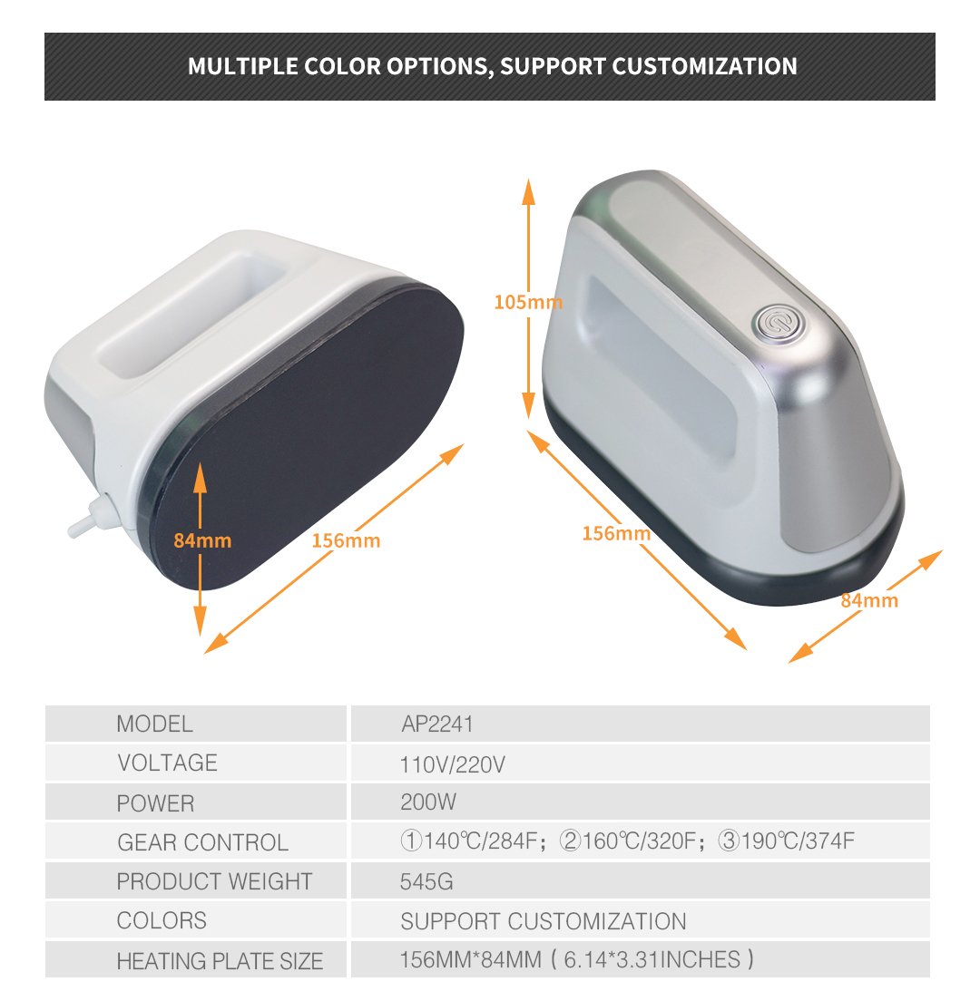 Mini Plancha de Sublimación o Vinil Textil | Costa Rica - Equipos | Suministros Gráficos CR