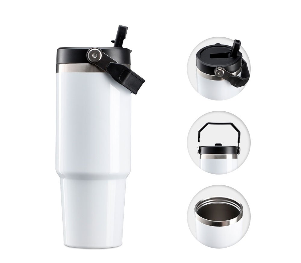 Vaso térmico 30oz con agarradera en la tapa Costa Rica