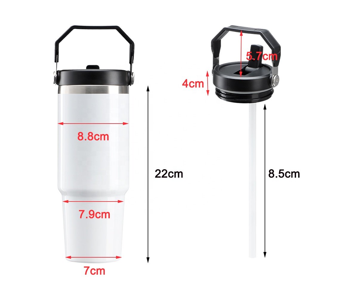 Vaso Térmico 30oz con Agarradera en la Tapa | Costa Rica - Image 3