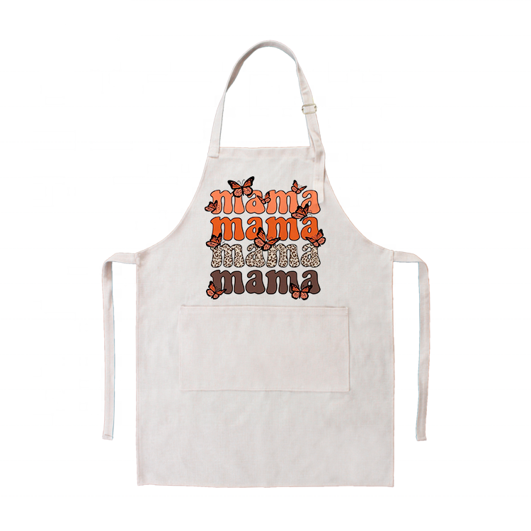 Delantal con Bolsillo de Lino Sublimable| Costa Rica - Image 4