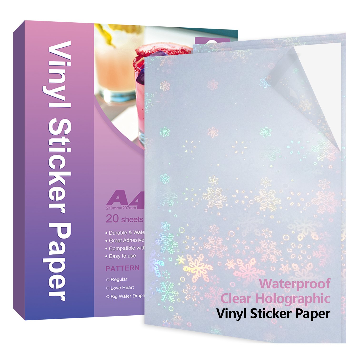 Papel de Vinil para Stickers Resistente al Agua Inkjet | Costa Rica