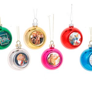 Bolas Navideñas Sublimables 8cm | Costa Rica