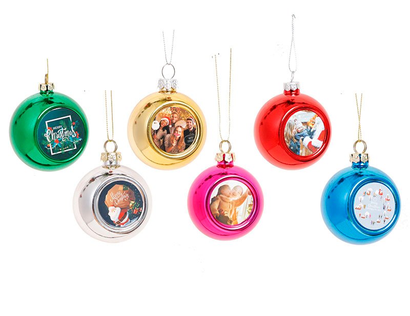 Bolas Navideñas Sublimables 8cm | Costa Rica