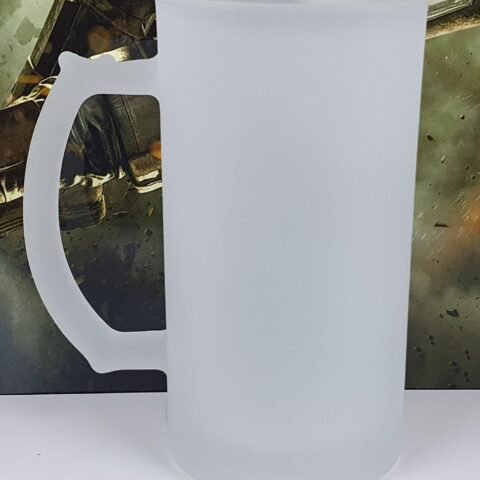 Jarra Cervecera Glaseada 16oz Sublimable