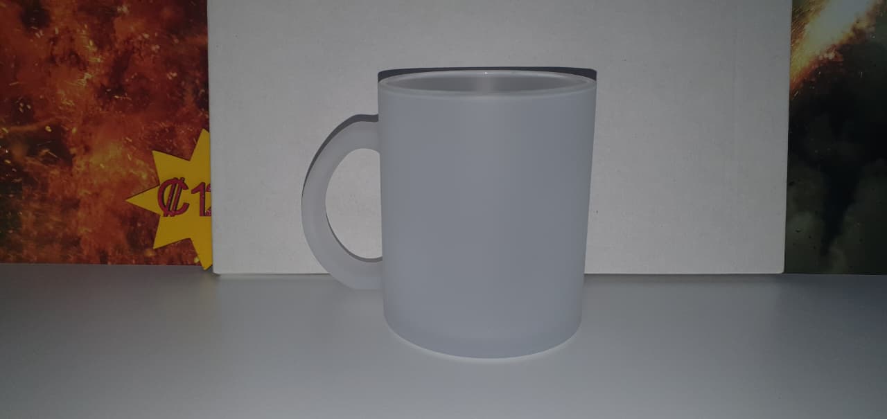 Taza de Vidrio Glaseada 11oz Sublimable | Costa Rica