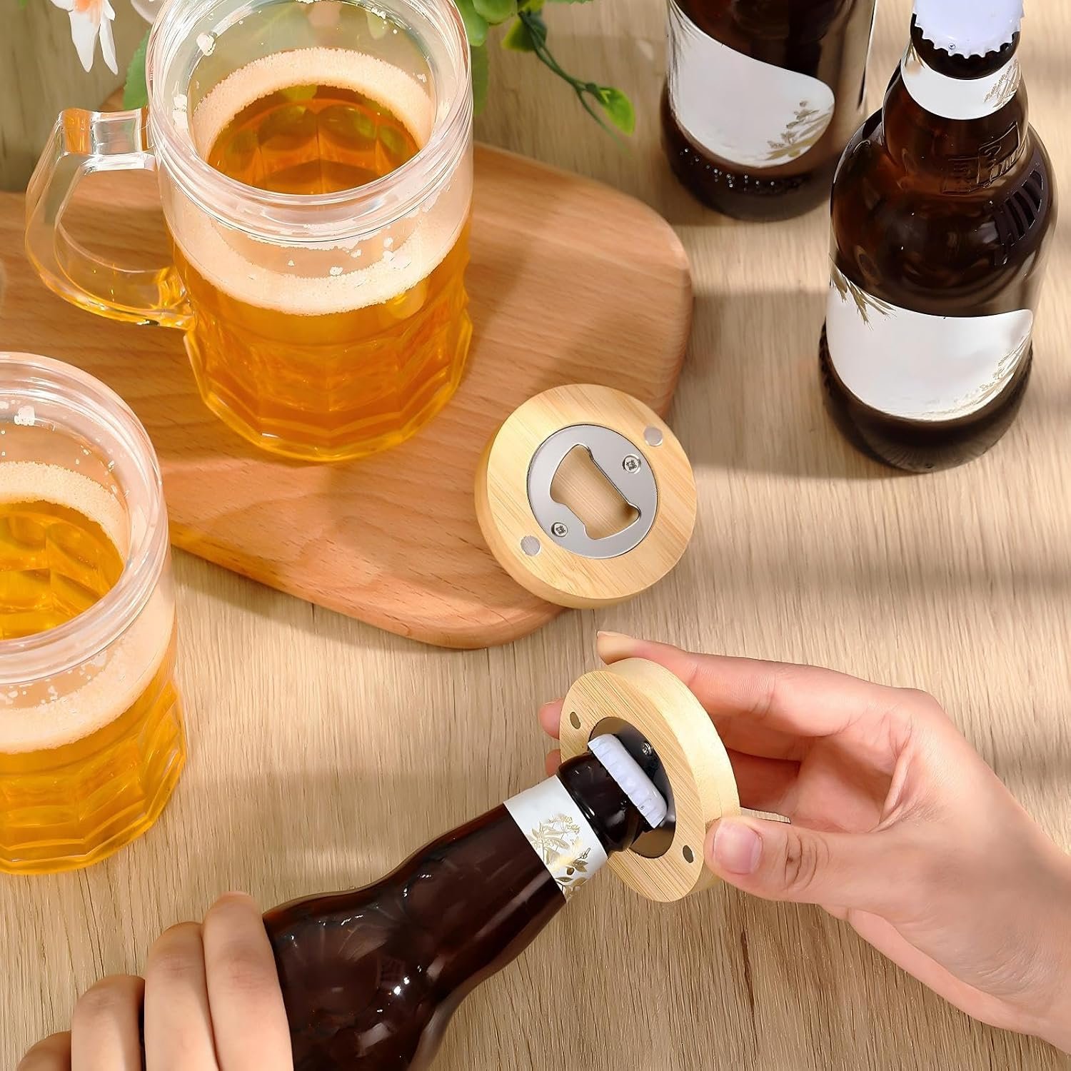 Destapa Botellas de Madera para Grabado Láser - Imagen 4