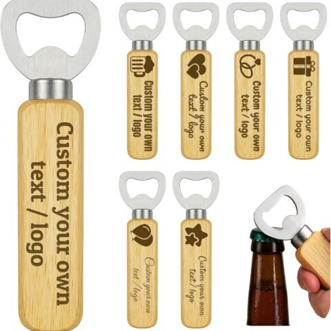 Destapa Botellas de Madera para Grabado Láser