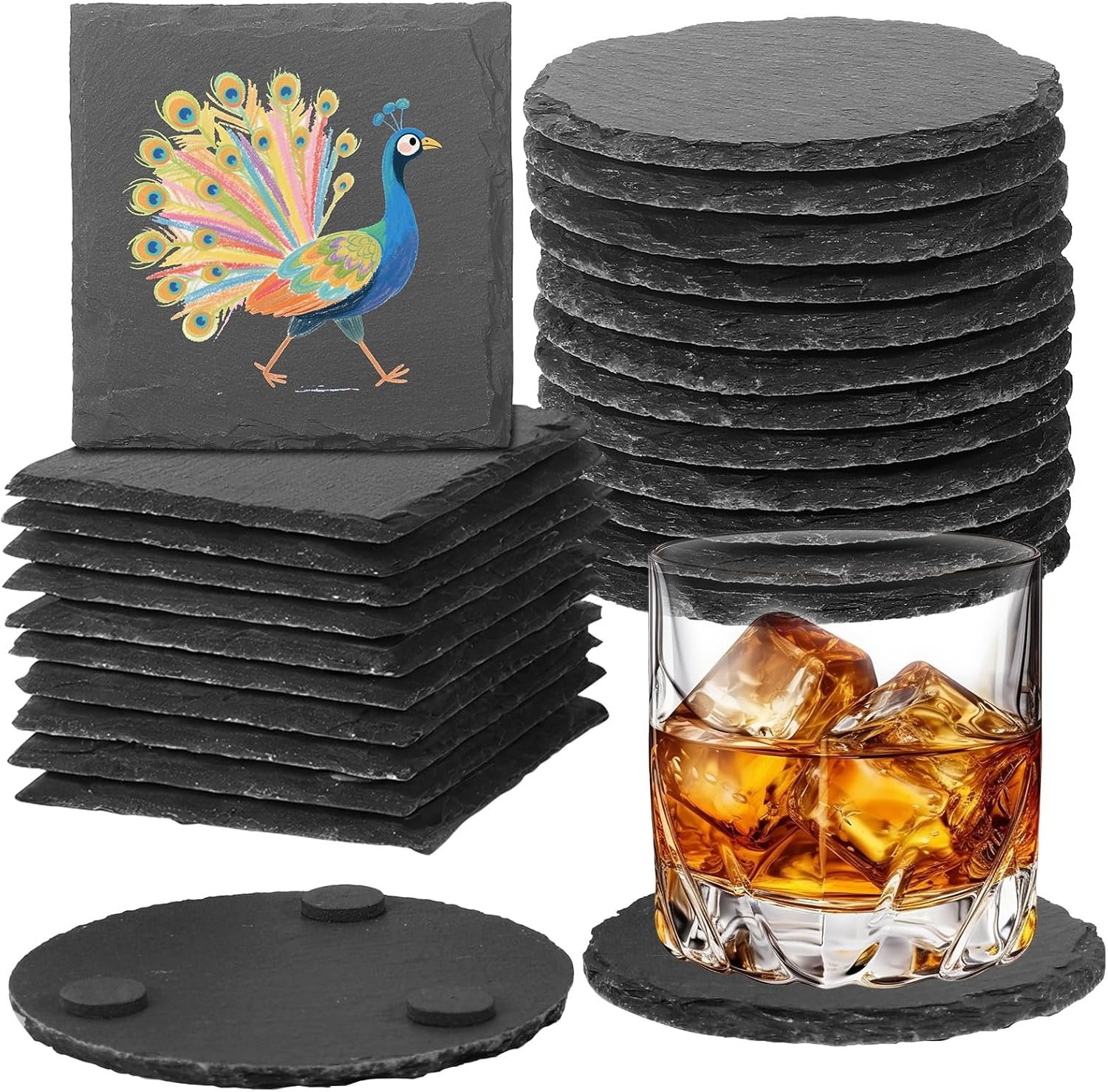 Posa Vasos de Piedra para Grabado Láser - Imagen 5