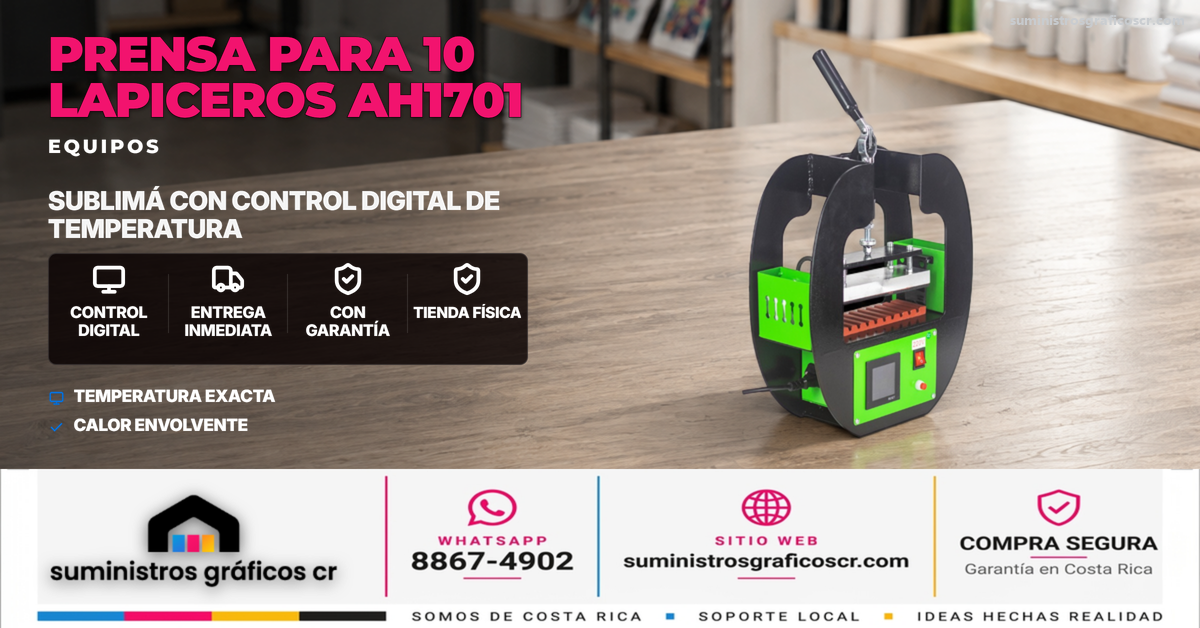 Prensa para 10 Lapiceros AH1701