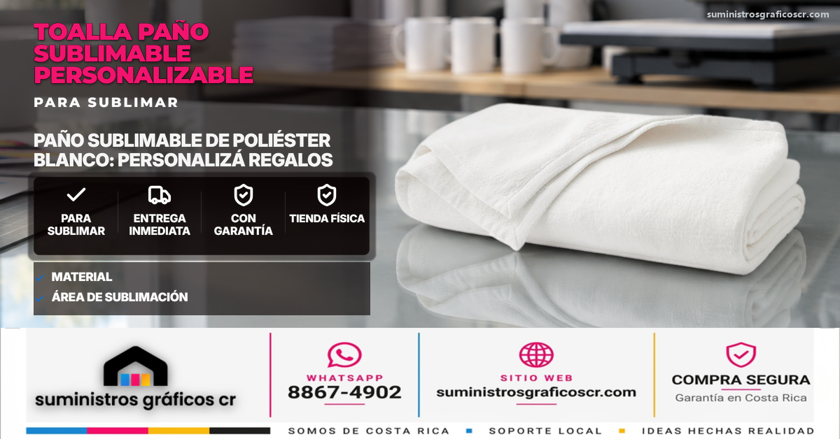Toalla Paño Sublimable Personalizable