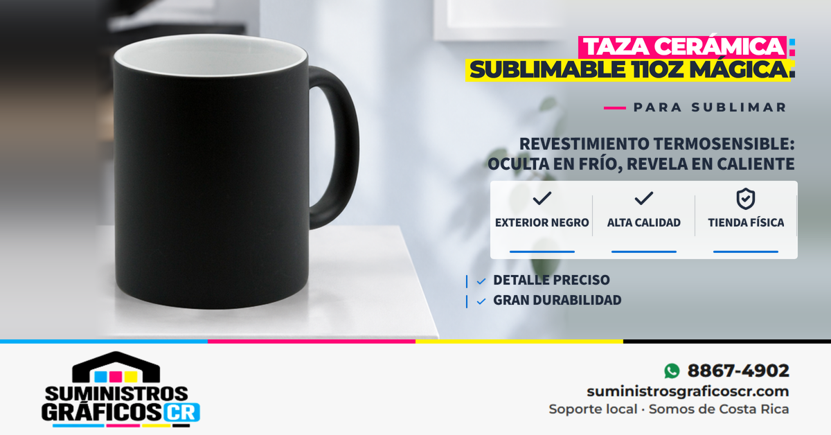 Taza Cerámica Sublimable 11oz Mágica