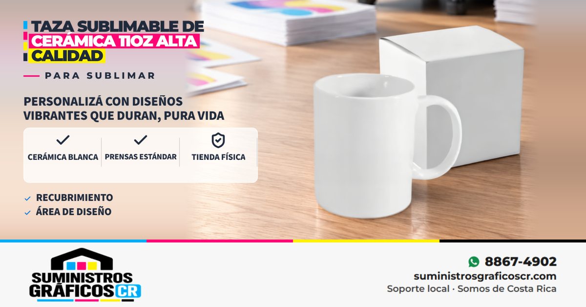 Taza Sublimable de Cerámica 11oz Alta Calidad Taza Sublimable de Cerámica 11oz Alta Calidad