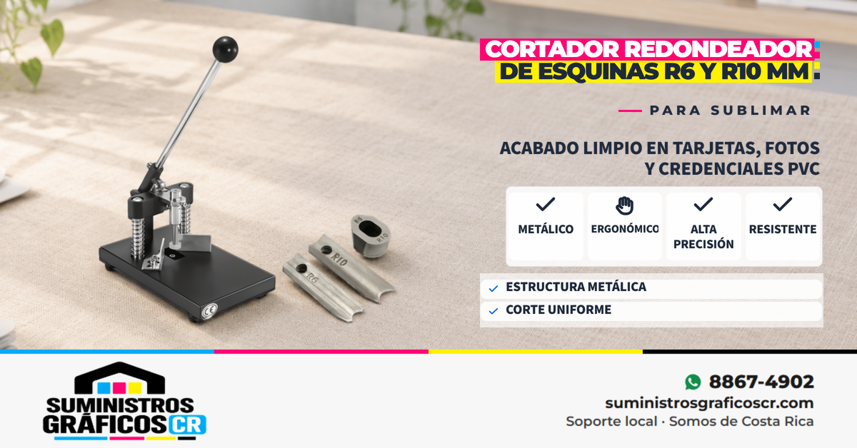 Cortador Redondeador de Esquinas R6 y R10 mm Cortador Redondeador de Esquinas R6 y R10 mm