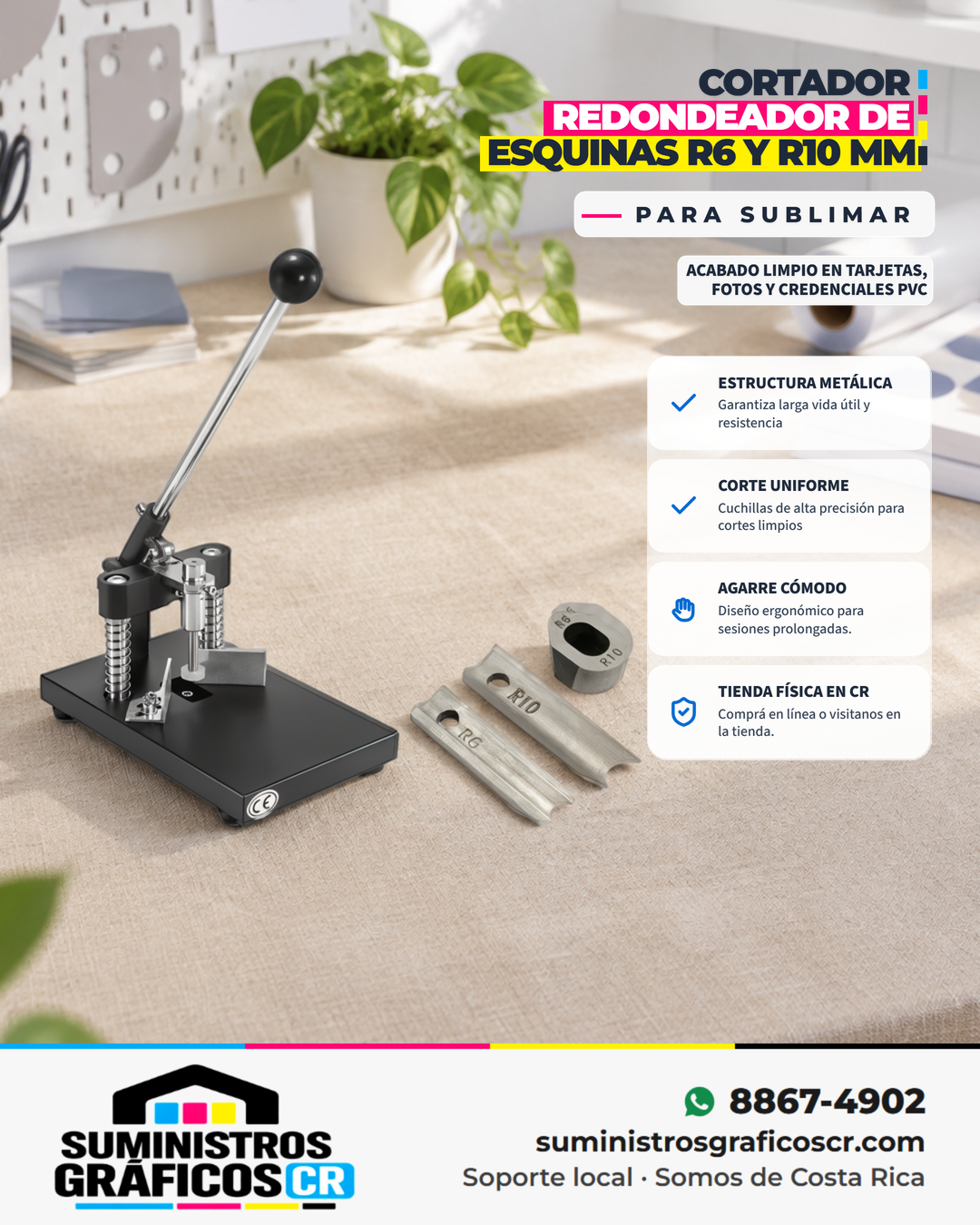 Cortador Redondeador de Esquinas R6 y R10 mm Cortador Redondeador de Esquinas R6 y R10 mm